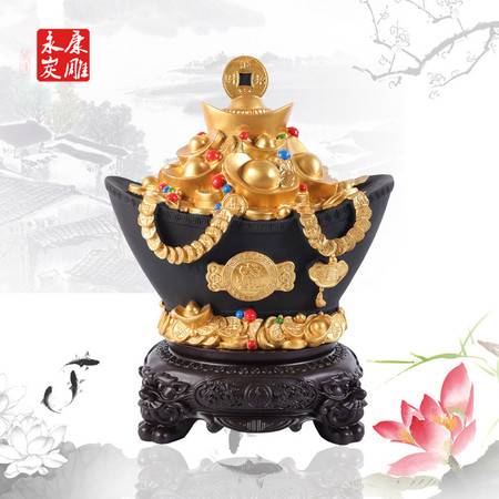 聚宝盆里藏乾坤 一件活性炭工艺品的吉祥美学